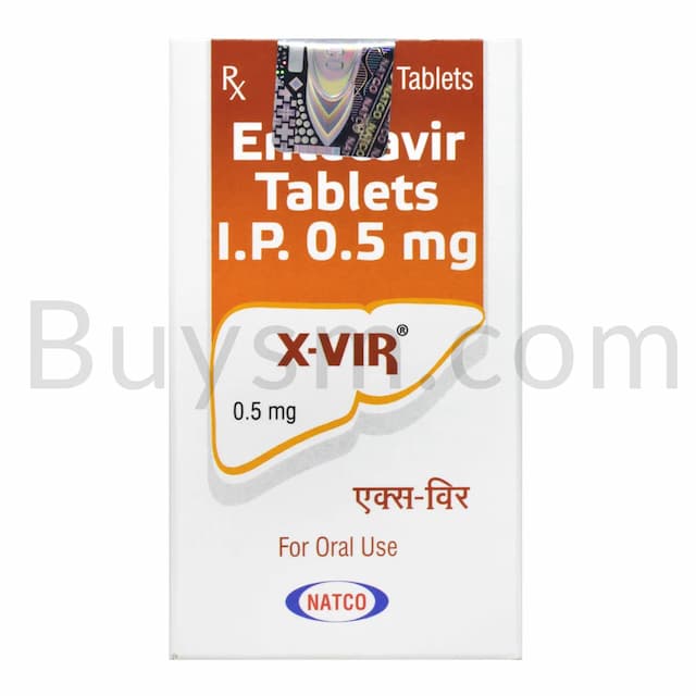 X Vir 0.5 mg Tablet